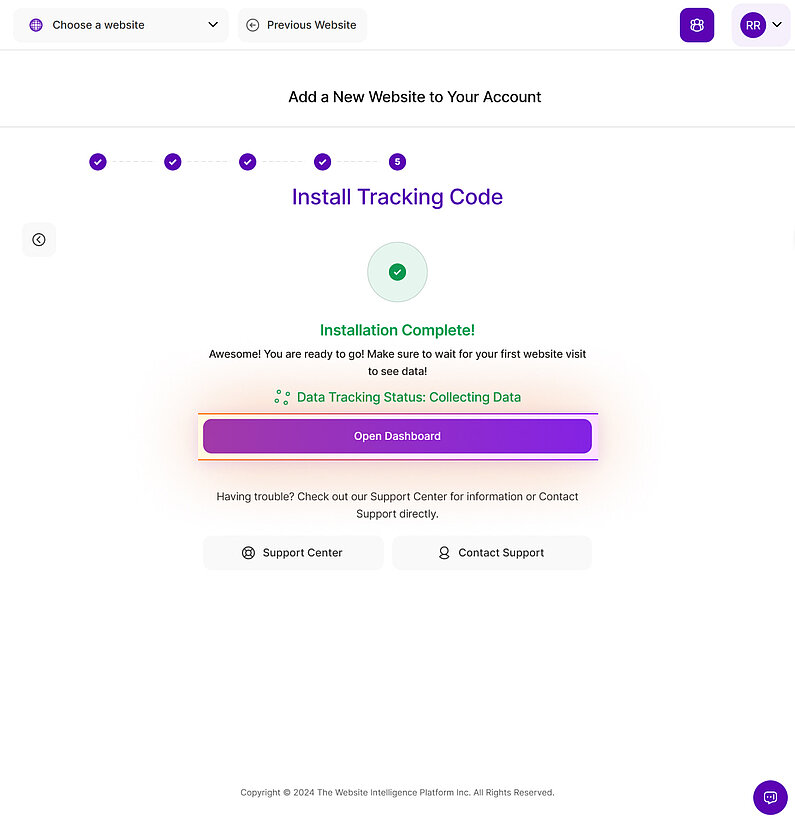 installation complete