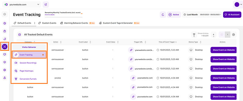 Overview of Event Tracking