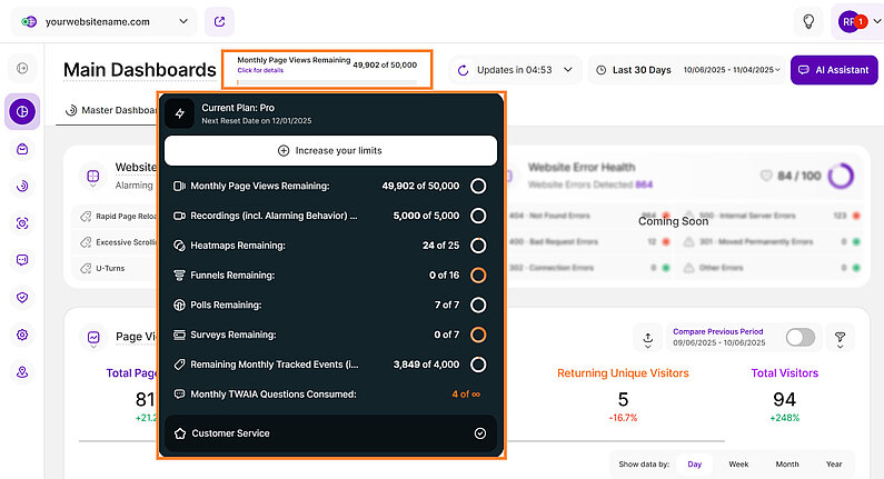 Feature Counter Tooltip Feature Counter Tooltip