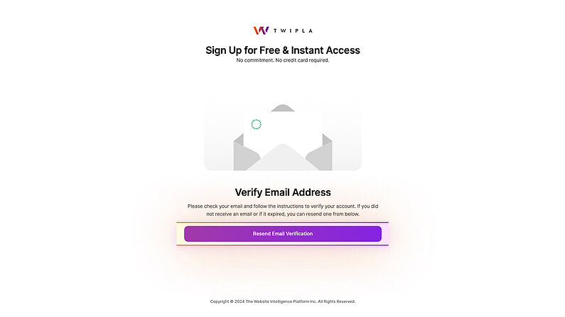 verify your email address