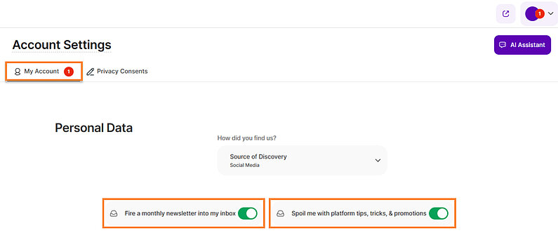 Set Up Your Preferred Notifications Set Up Your Preferred Notifications