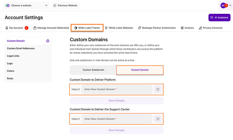 Configure Your Custom Domain Configure Your Custom Domain