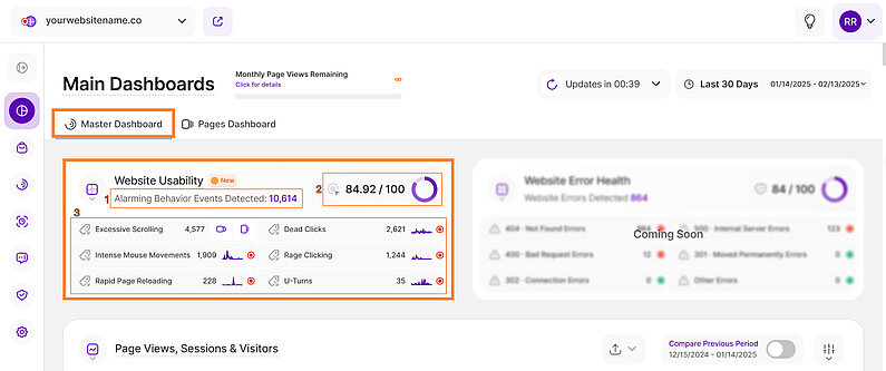 Analyzing Website Usability Analyzing Website Usability